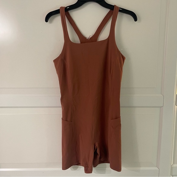 New! FP Movement Free People Rust Orange Never Better Runsie 20993 - Picture 5 of 12